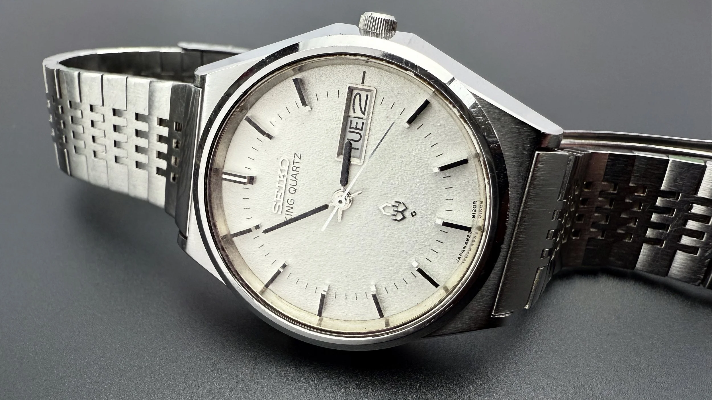 時計 SEIKO KING QUARTZ Vintage SEIKO KING QUARTZ KQ 4822-8010 MENS WATCH Japan J116